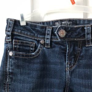 Size 23 Silver Skinny Jeans